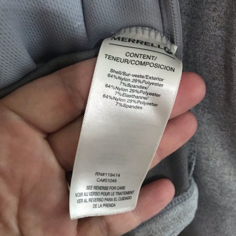 Merrill Women’s Zip Up Long Sleeve Gray Jacket - Picture 6 of 8